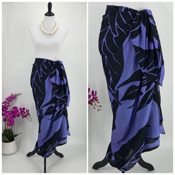 ✨HP✨SARONG Pareo Lavalava Beach Skirt Summer Scarf - Picture 2 of 5